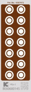 14-well slide configuration