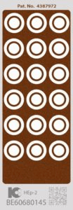 18-well slide configuration