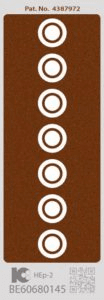 7-well slide configuration