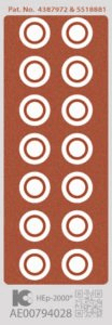 14-well slide configuration