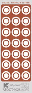 21-well slide configuration