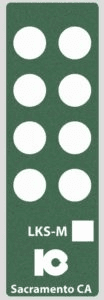8-well slide configuration