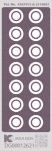 14-well slide configuration